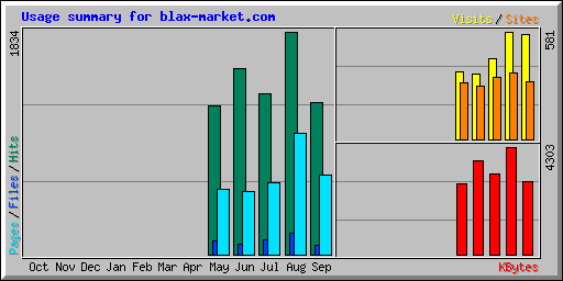 Usage summary for blax-market.com